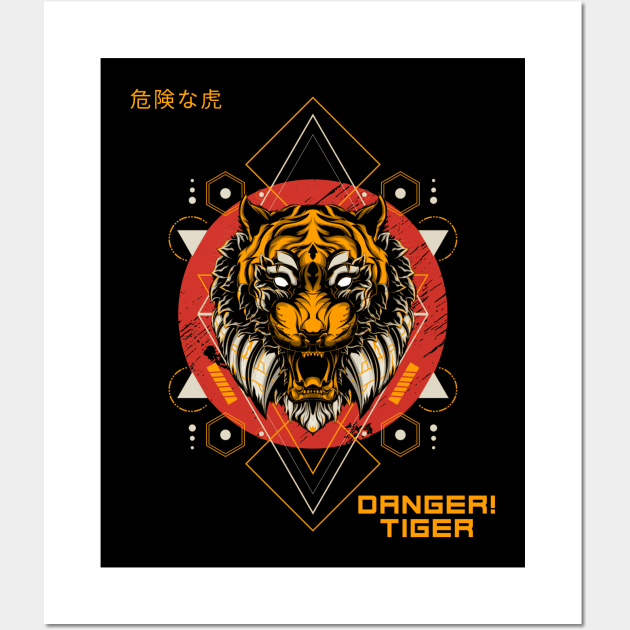 Tiger Wall Art by YYMMDD-STORE